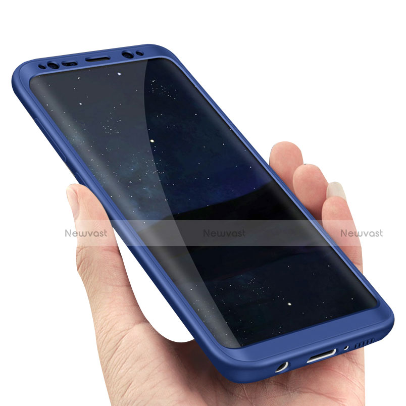 Hard Rigid Plastic Matte Finish Front and Back Cover Case 360 Degrees Q02 for Samsung Galaxy S8 Plus