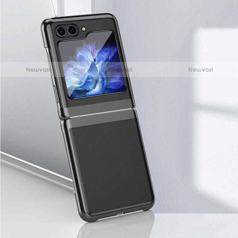 Hard Rigid Plastic Matte Finish Front and Back Cover Case 360 Degrees QH2 for Samsung Galaxy Z Flip5 5G