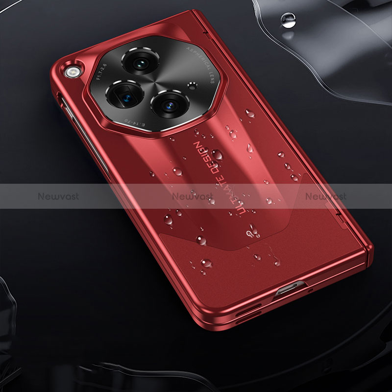 Hard Rigid Plastic Matte Finish Front and Back Cover Case 360 Degrees ZL1 for OnePlus Open 5G