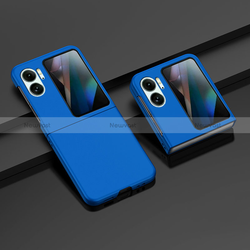 Hard Rigid Plastic Matte Finish Front and Back Cover Case 360 Degrees ZL8 for Oppo Find N2 Flip 5G