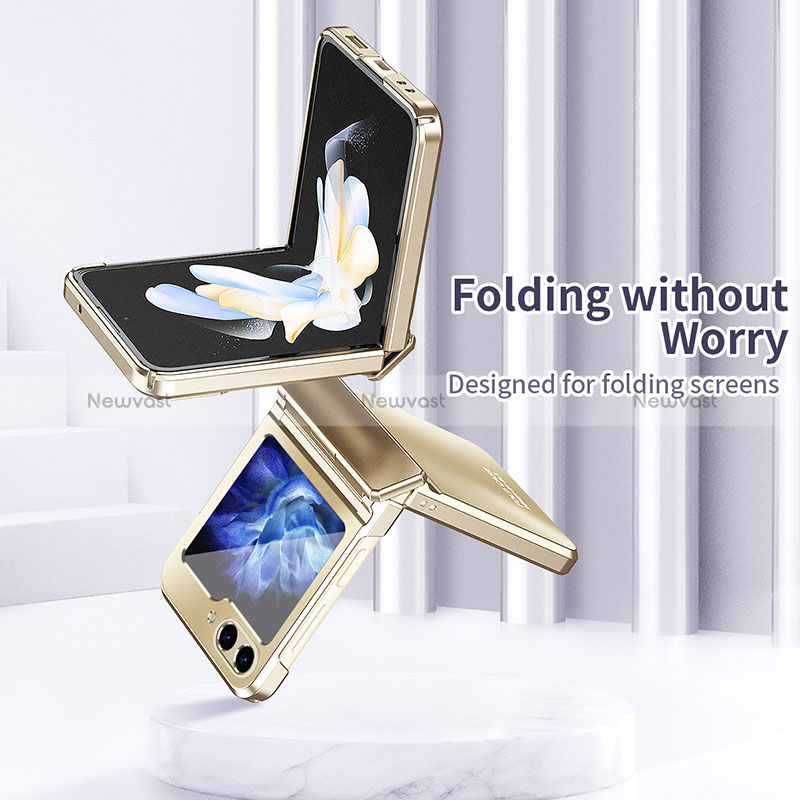Hard Rigid Plastic Matte Finish Front and Back Cover Case 360 Degrees ZL8 for Samsung Galaxy Z Flip5 5G