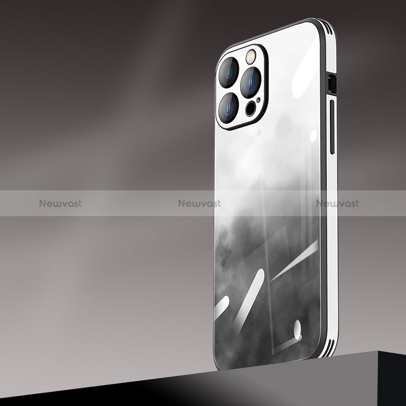 Hard Rigid Plastic Matte Finish Gradient Case Back Cover AT1 for Apple iPhone 13 Pro Max