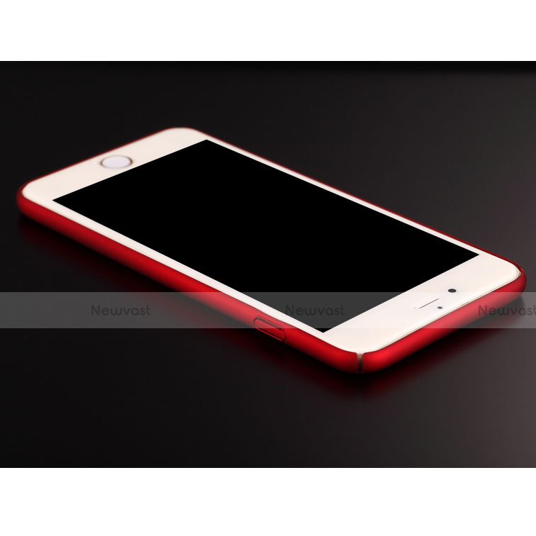 Hard Rigid Plastic Matte Finish Snap On Case for Apple iPhone 6 Red