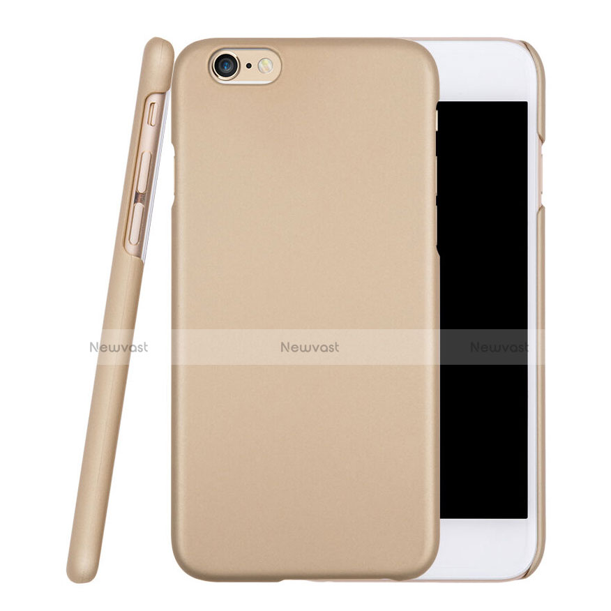 Hard Rigid Plastic Matte Finish Snap On Case for Apple iPhone 6S Gold