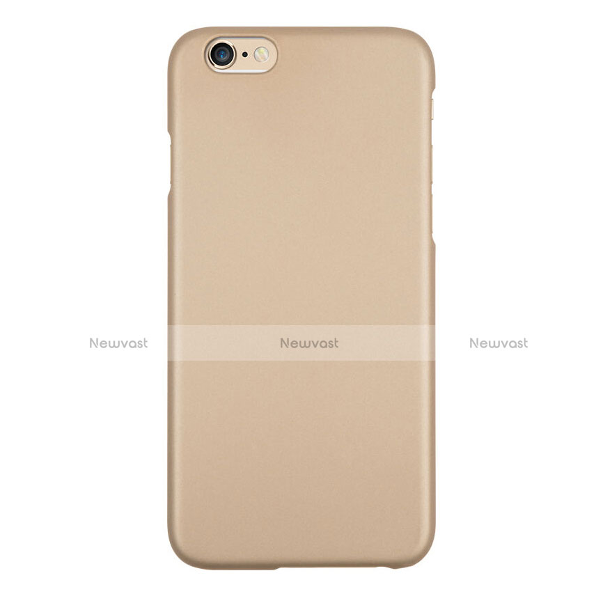 Hard Rigid Plastic Matte Finish Snap On Case for Apple iPhone 6S Gold