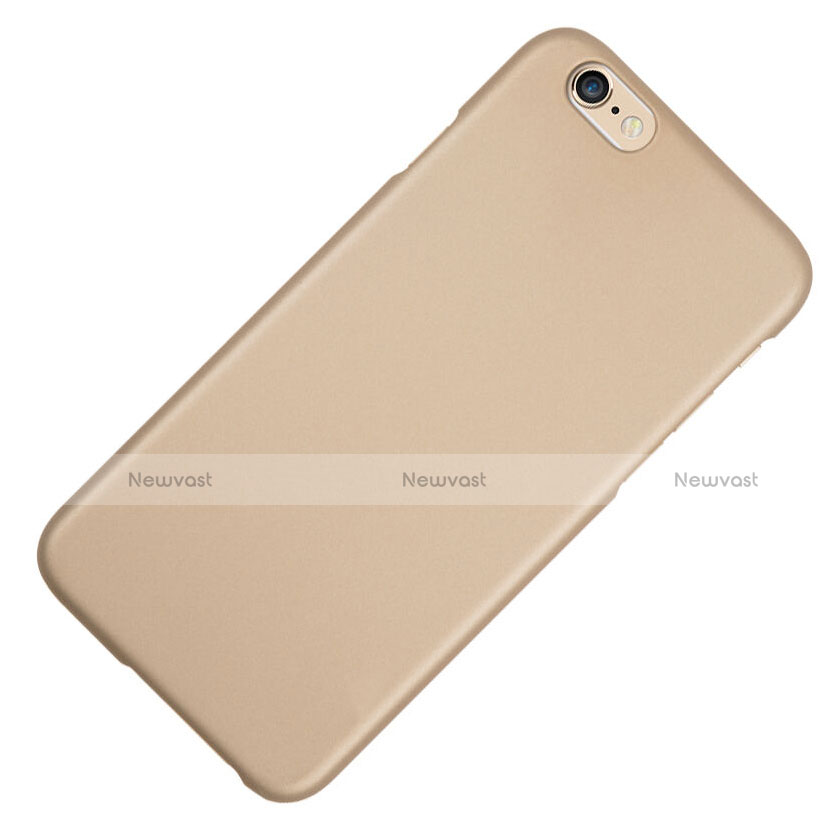 Hard Rigid Plastic Matte Finish Snap On Case for Apple iPhone 6S Gold