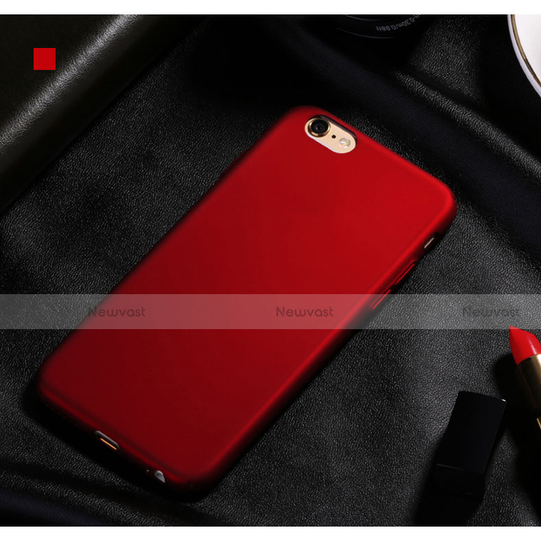 Hard Rigid Plastic Matte Finish Snap On Case for Apple iPhone 6S Plus Red