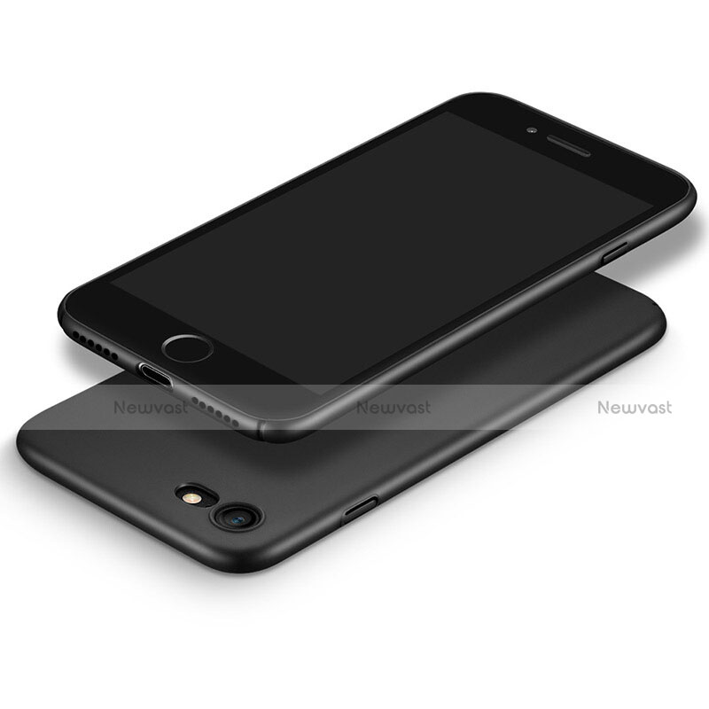 Hard Rigid Plastic Matte Finish Snap On Case for Apple iPhone 7 Black