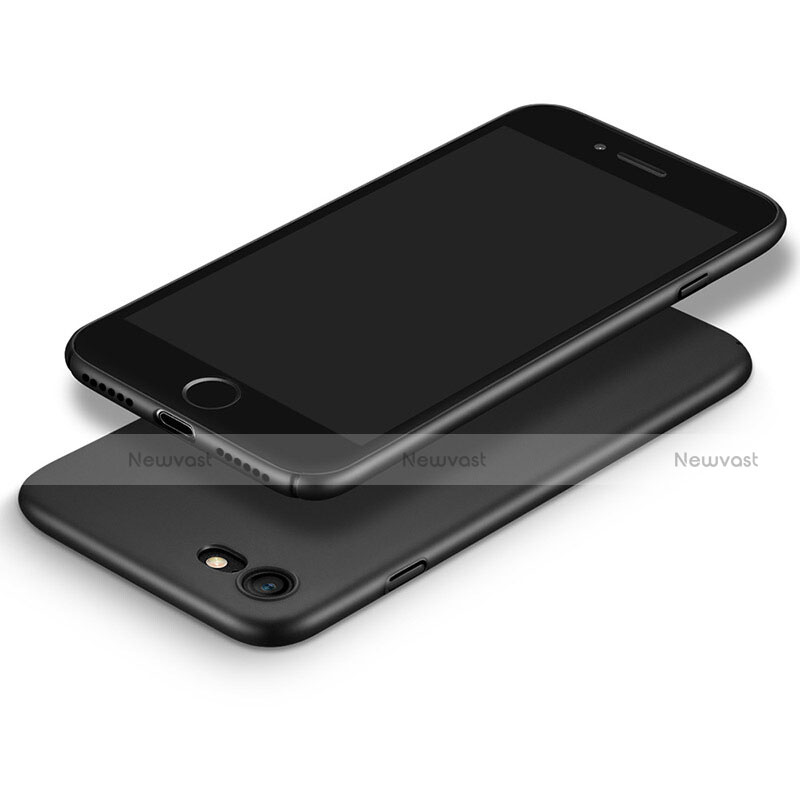 Hard Rigid Plastic Matte Finish Snap On Case for Apple iPhone 8 Black