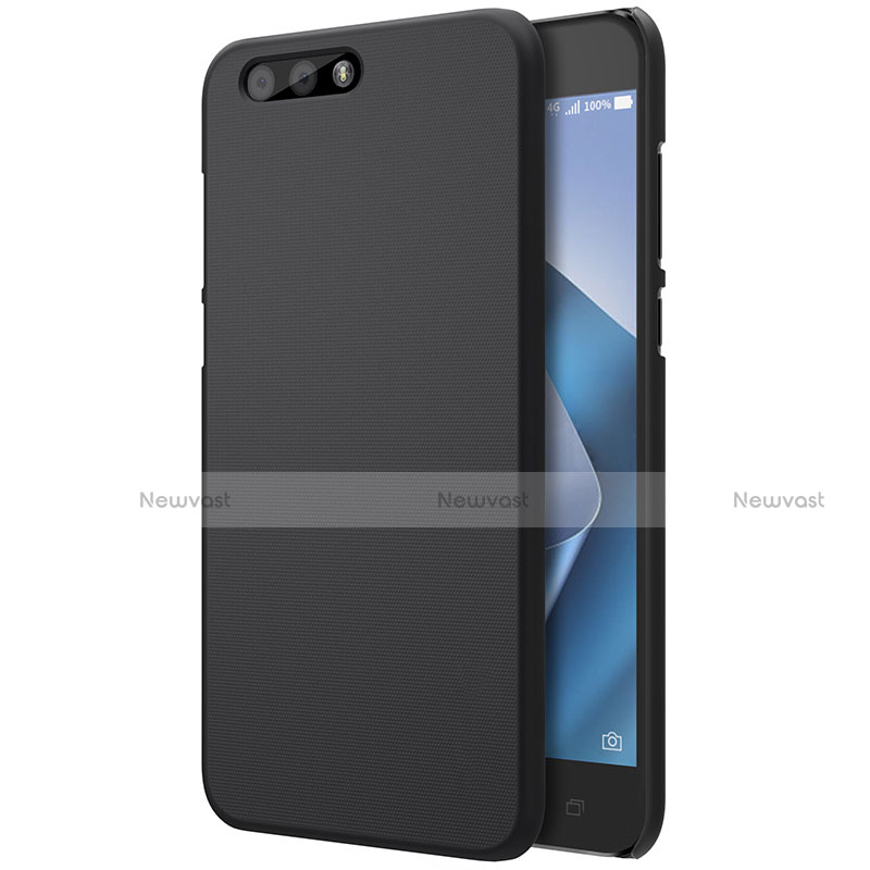Hard Rigid Plastic Matte Finish Snap On Case for Asus Zenfone 4 ZE554KL Black