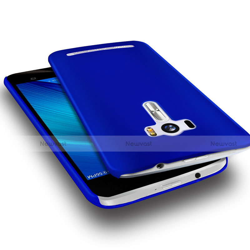 Hard Rigid Plastic Matte Finish Snap On Case for Asus Zenfone Selfie ZD551KL Blue