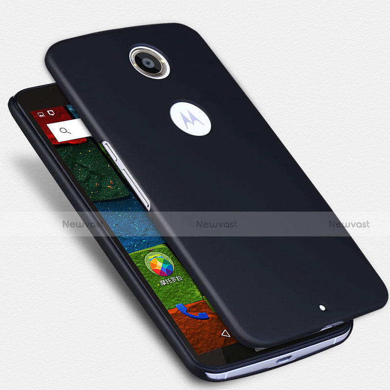 Hard Rigid Plastic Matte Finish Snap On Case for Google Nexus 6 Black