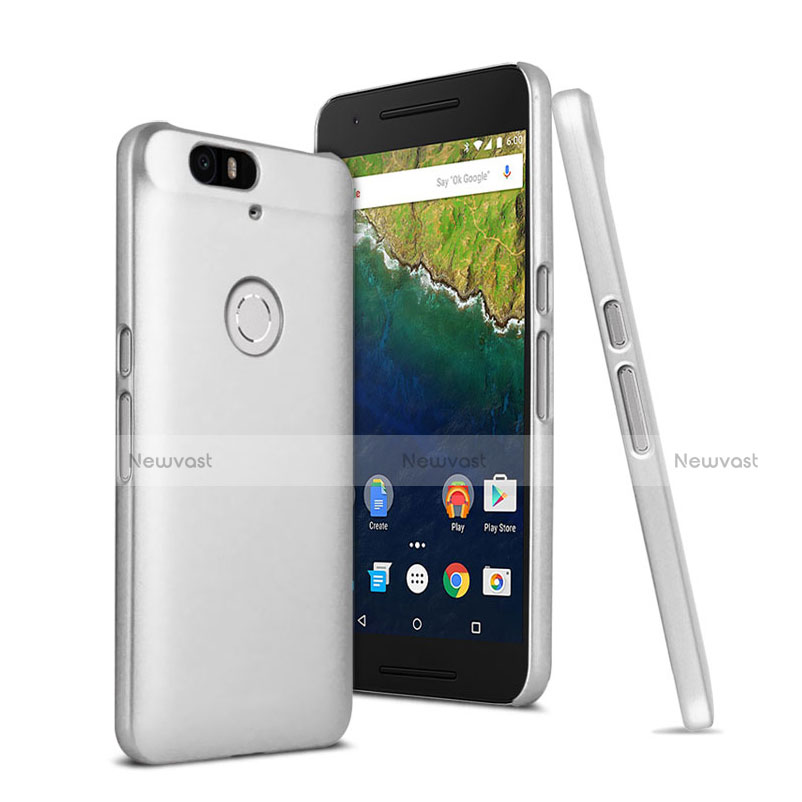 Hard Rigid Plastic Matte Finish Snap On Case for Google Nexus 6P White