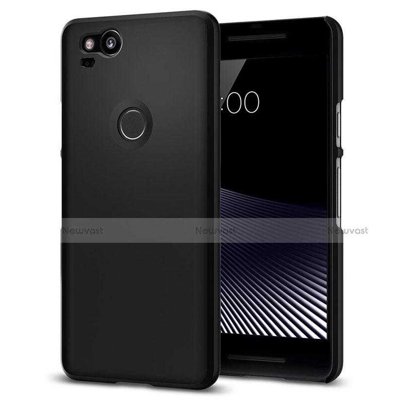 Hard Rigid Plastic Matte Finish Snap On Case for Google Pixel 2 Black