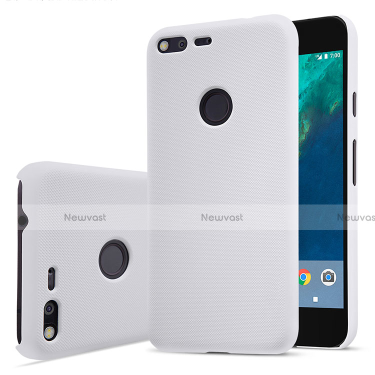 Hard Rigid Plastic Matte Finish Snap On Case for Google Pixel White