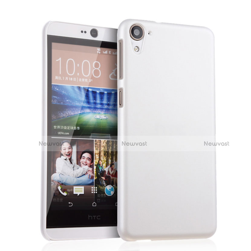 Hard Rigid Plastic Matte Finish Snap On Case for HTC Desire 826 826T 826W White