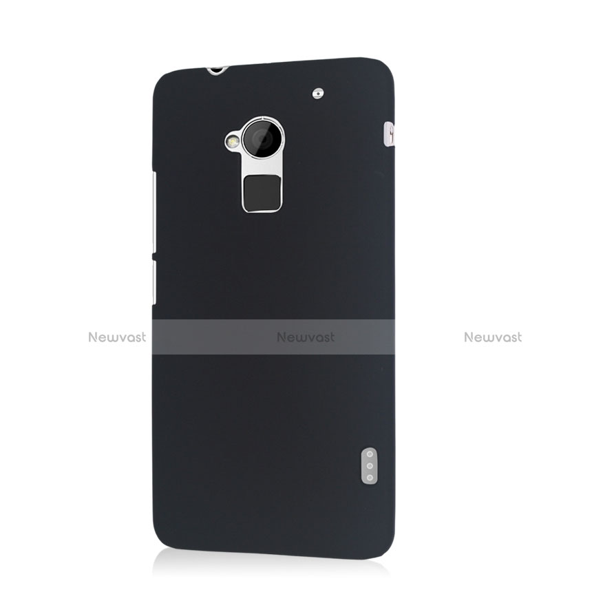 Hard Rigid Plastic Matte Finish Snap On Case for HTC One Max Black