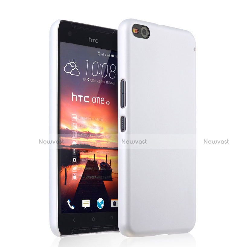 Hard Rigid Plastic Matte Finish Snap On Case for HTC One X9 White