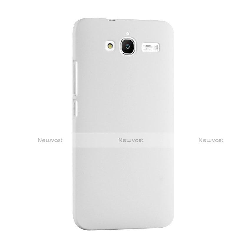 Hard Rigid Plastic Matte Finish Snap On Case for Huawei Ascend GX1 White