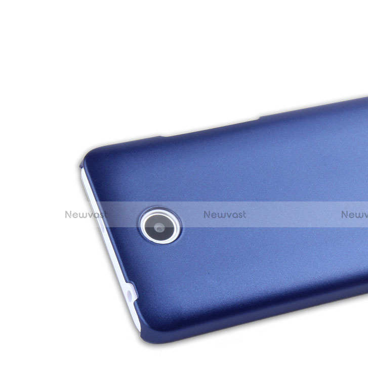 Hard Rigid Plastic Matte Finish Snap On Case for Huawei Ascend Y635 Blue