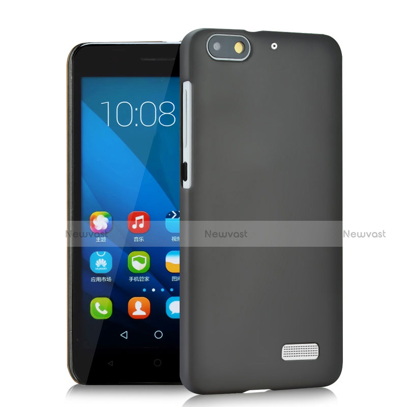 Hard Rigid Plastic Matte Finish Snap On Case for Huawei G Play Mini Gray