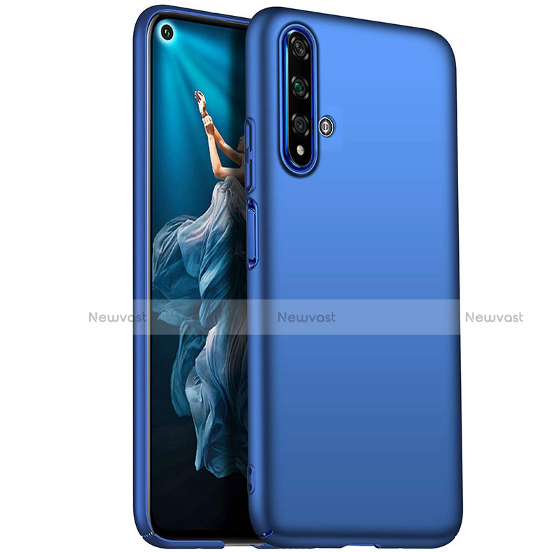 Hard Rigid Plastic Matte Finish Snap On Case for Huawei Honor 20 Blue