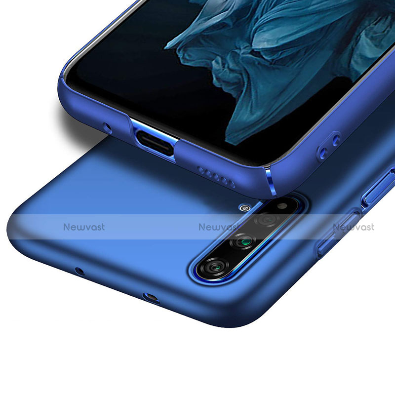 Hard Rigid Plastic Matte Finish Snap On Case for Huawei Honor 20 Blue