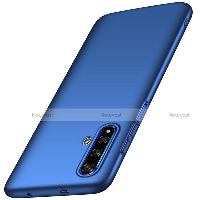Hard Rigid Plastic Matte Finish Snap On Case for Huawei Honor 20S Blue