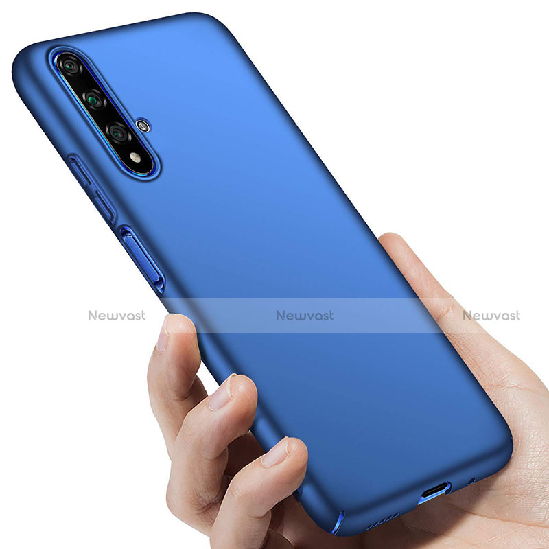 Hard Rigid Plastic Matte Finish Snap On Case for Huawei Honor 20S Blue