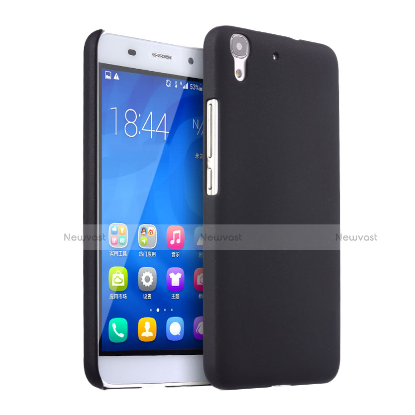 Hard Rigid Plastic Matte Finish Snap On Case for Huawei Honor 4A Black