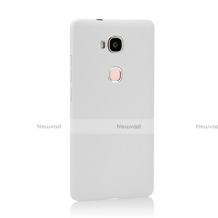 Hard Rigid Plastic Matte Finish Snap On Case for Huawei Honor 5X White