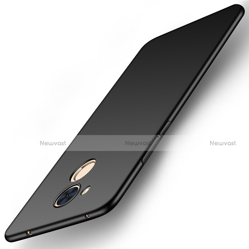 Hard Rigid Plastic Matte Finish Snap On Case for Huawei Honor 6C Pro Black