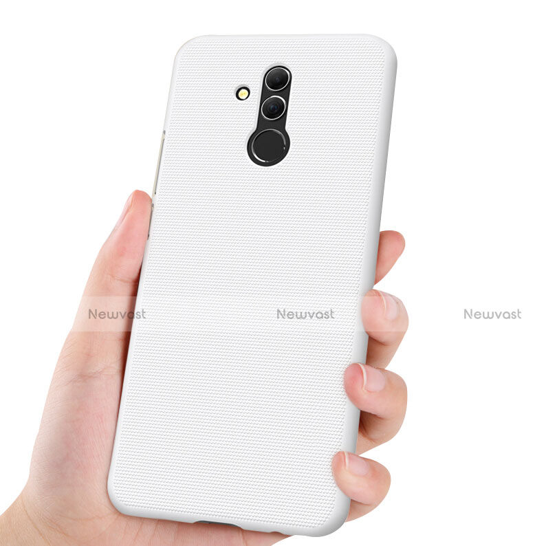 Hard Rigid Plastic Matte Finish Snap On Case for Huawei Mate 20 Lite White