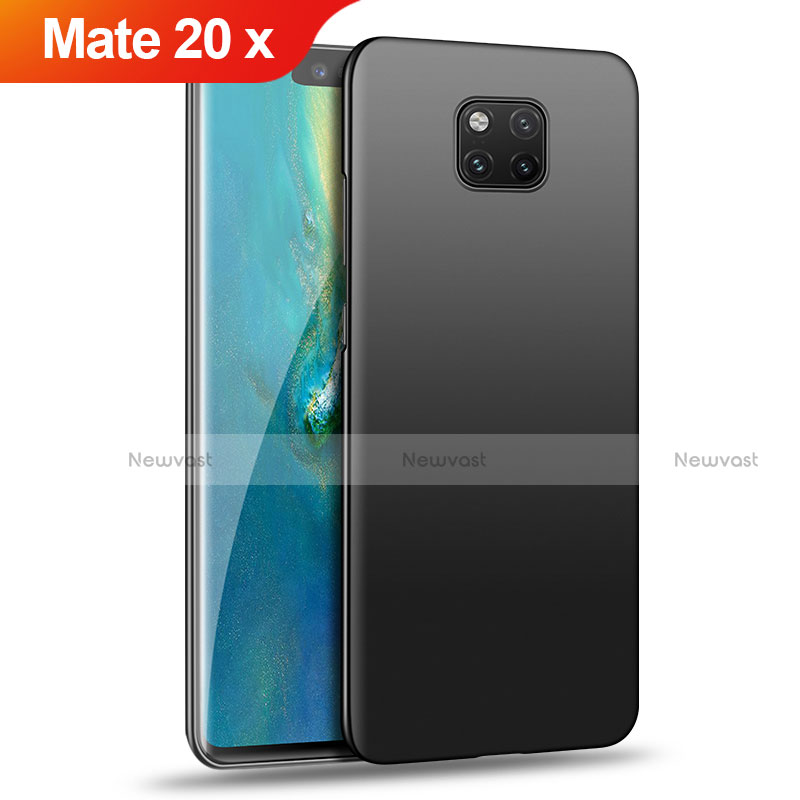 Hard Rigid Plastic Matte Finish Snap On Case for Huawei Mate 20 X 5G Black