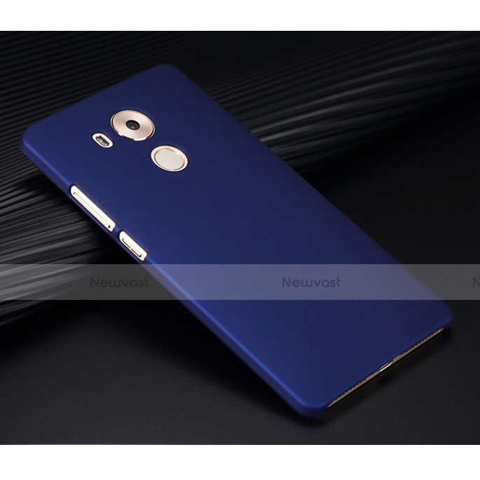 Hard Rigid Plastic Matte Finish Snap On Case for Huawei Mate 8 Blue