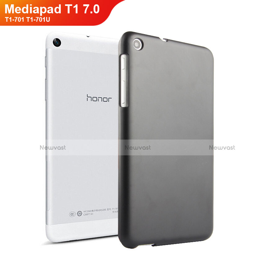 Hard Rigid Plastic Matte Finish Snap On Case for Huawei Mediapad T2 7.0 BGO-DL09 BGO-L03 Black