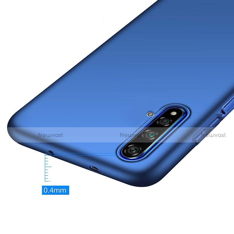 Hard Rigid Plastic Matte Finish Snap On Case for Huawei Nova 5T Blue