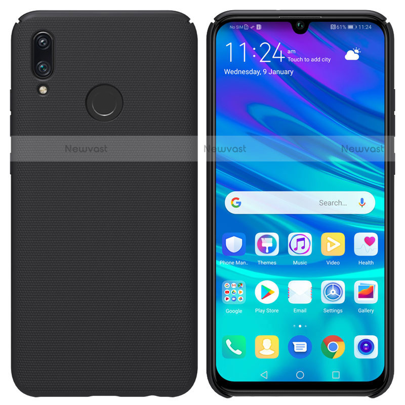 Hard Rigid Plastic Matte Finish Snap On Case for Huawei P Smart (2019) Black