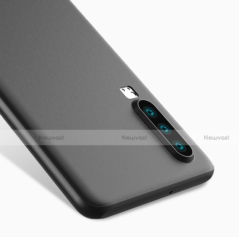 Hard Rigid Plastic Matte Finish Snap On Case for Huawei P30 Black