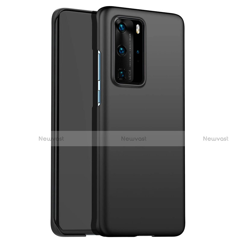 Hard Rigid Plastic Matte Finish Snap On Case for Huawei P40 Pro Black