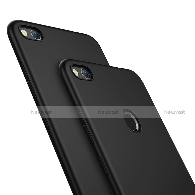 Hard Rigid Plastic Matte Finish Snap On Case for Huawei P8 Lite (2017) Black