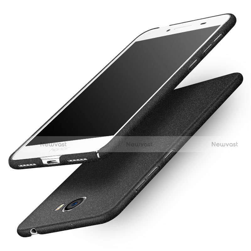 Hard Rigid Plastic Matte Finish Snap On Case for Huawei Y5 II Y5 2 Black