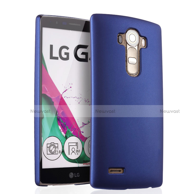 Hard Rigid Plastic Matte Finish Snap On Case for LG G4 Blue