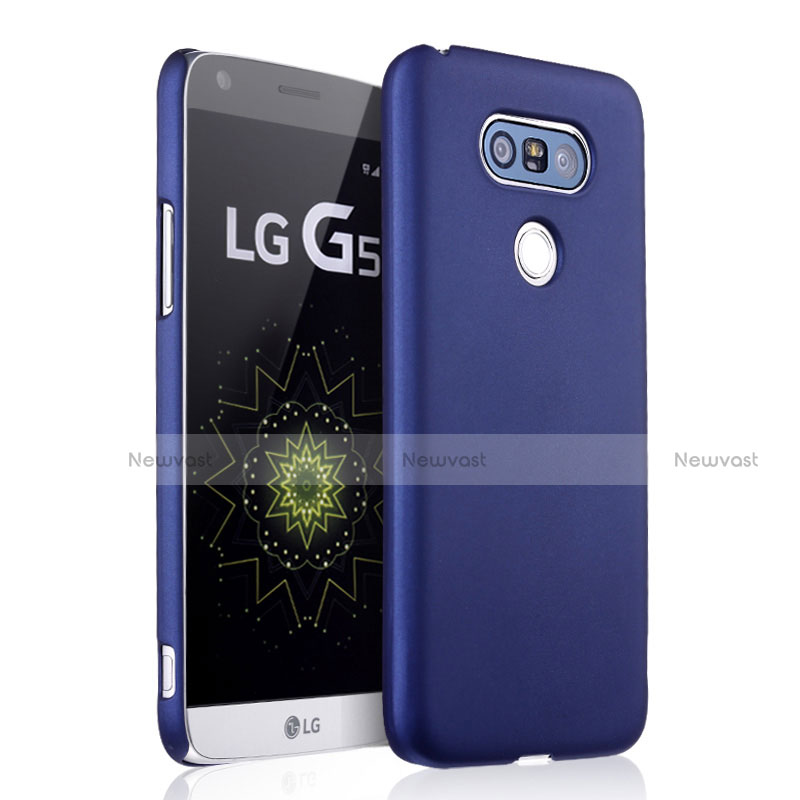 Hard Rigid Plastic Matte Finish Snap On Case for LG G5 Blue