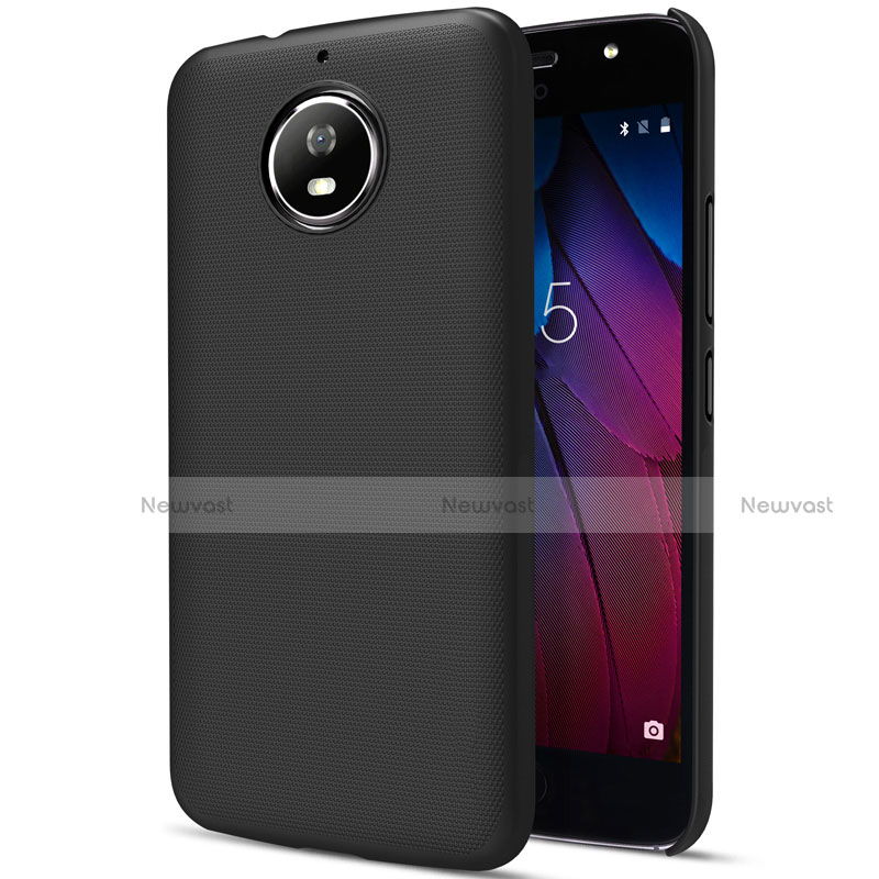 Hard Rigid Plastic Matte Finish Snap On Case for Motorola Moto G5S Black