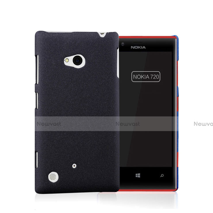Hard Rigid Plastic Matte Finish Snap On Case for Nokia Lumia 720 Black