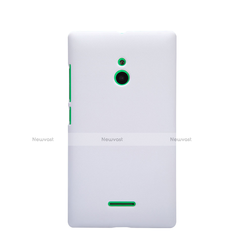 Hard Rigid Plastic Matte Finish Snap On Case for Nokia XL White