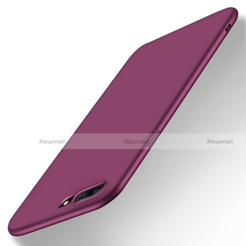 Hard Rigid Plastic Matte Finish Snap On Case for OnePlus 5 Purple