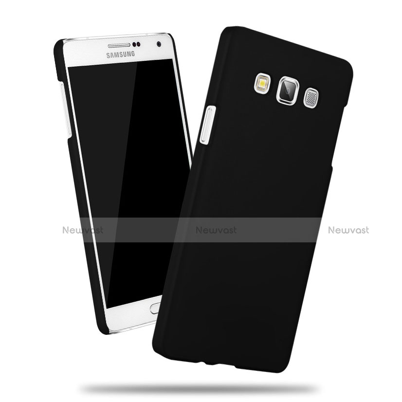 Hard Rigid Plastic Matte Finish Snap On Case for Samsung Galaxy A3 SM-300F Black