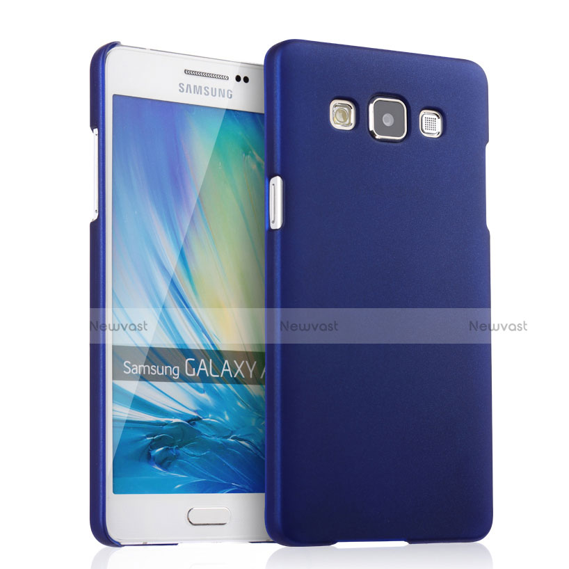 Hard Rigid Plastic Matte Finish Snap On Case for Samsung Galaxy A5 SM-500F Blue